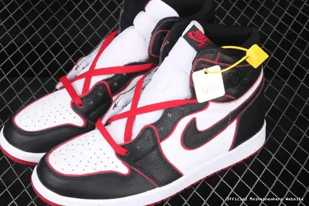 Official Maikesneakers 555088-062 Jordan High Air 1 OG Bloodline 0324